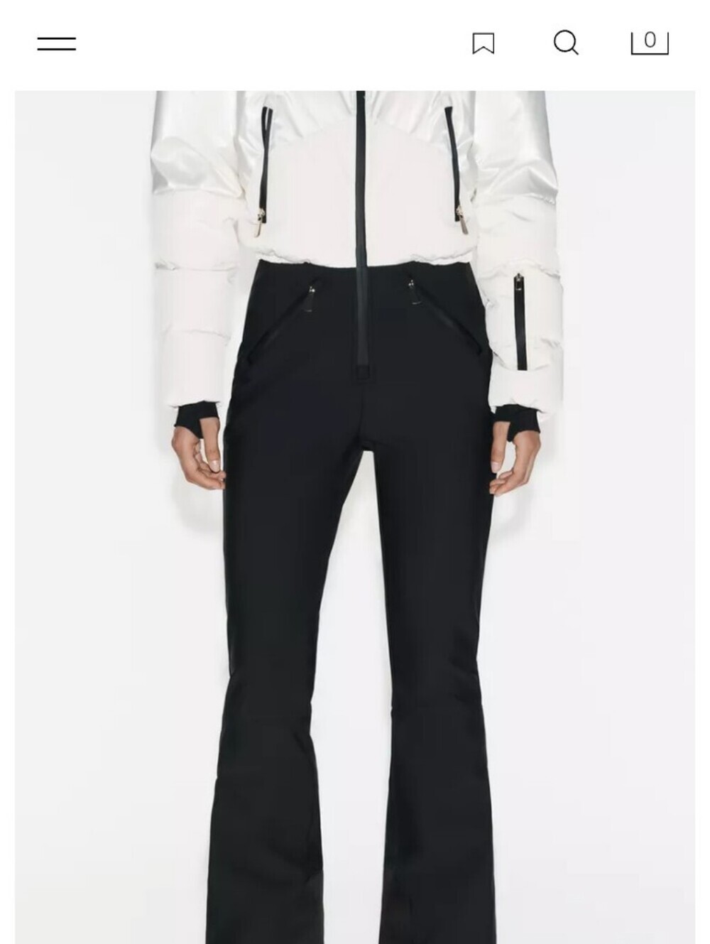 Zara Combined Puffer Water And Wind Resistant Ricco Ski Collection Overall - Picture 7 of 16